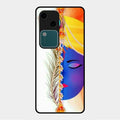 Divine Krishna Silhouette Phone Case For Vivo V30 5G