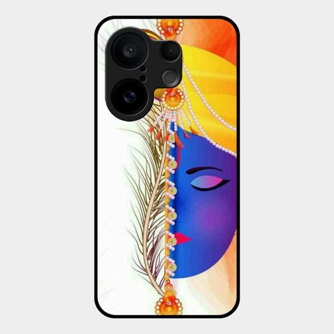 Divine Krishna Silhouette Phone Case For Vivo X200 Fe 5G