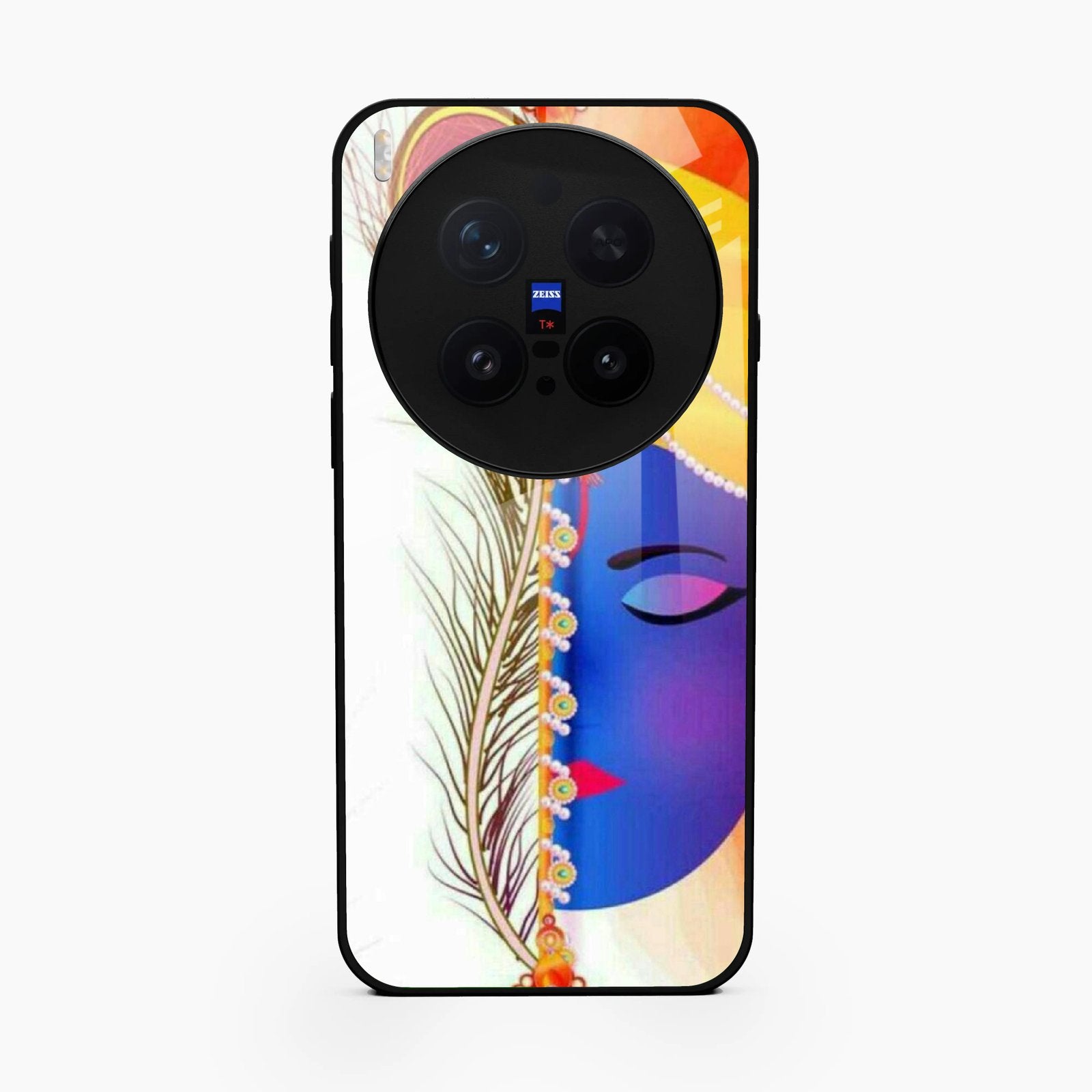 Divine Krishna Silhouette Phone Case For Vivo X300 Pro 5G