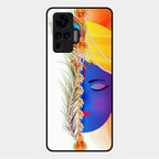 Divine Krishna Silhouette Phone Case For Vivo X50 Pro 5G