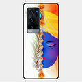 Divine Krishna Silhouette Phone Case For Vivo X60 Pro Plus 5G
