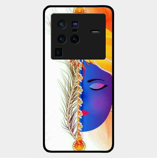 Divine Krishna Silhouette Phone Case For Vivo X80 Pro 5G
