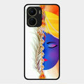 Divine Krishna Silhouette Phone Case For Vivo Y16