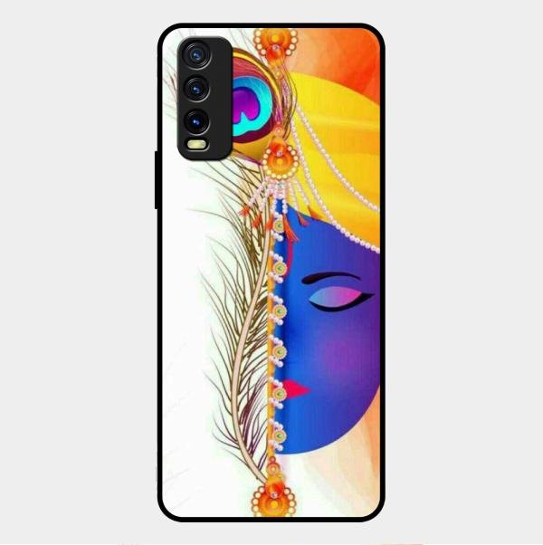 Divine Krishna Silhouette Phone Case For Vivo Y20T