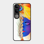 Divine Krishna Silhouette Phone Case For Vivo Y300 5G