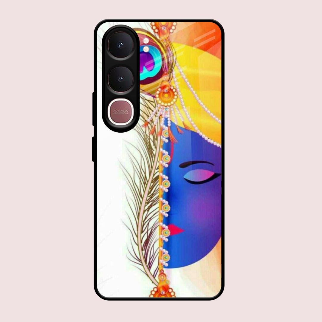 Divine Krishna Silhouette Phone Case For Vivo Y31 5G