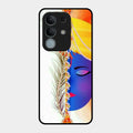 Divine Krishna Silhouette Phone Case For Vivo Y31 Pro 5G