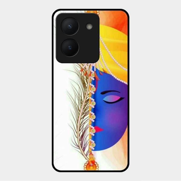 Divine Krishna Silhouette Phone Case For Vivo Y36