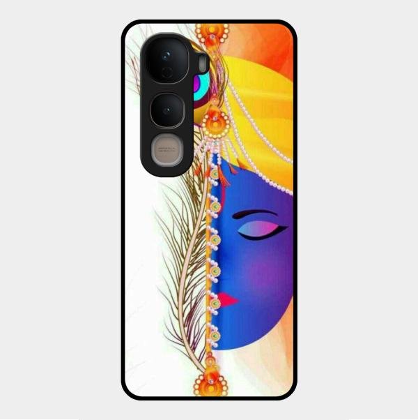 Divine Krishna Silhouette Phone Case For Vivo Y400 5G
