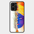 Divine Krishna Silhouette Phone Case For Vivo Y56 5G