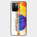 Divine Krishna Silhouette Phone Case For Xiaomi Redmi 10 Prime 2022