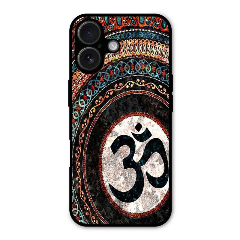 Divine Om Mandala Phone Cover For iPhone 16 Plus
