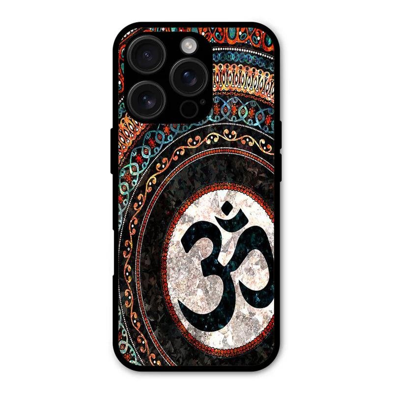 Divine Om Mandala Phone Cover For iPhone 16 Pro Max