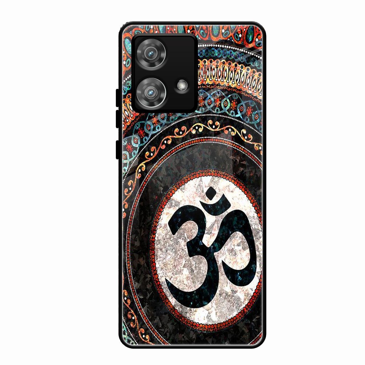 Divine Om Mandala Phone Cover For Motorola Edge 40 5G