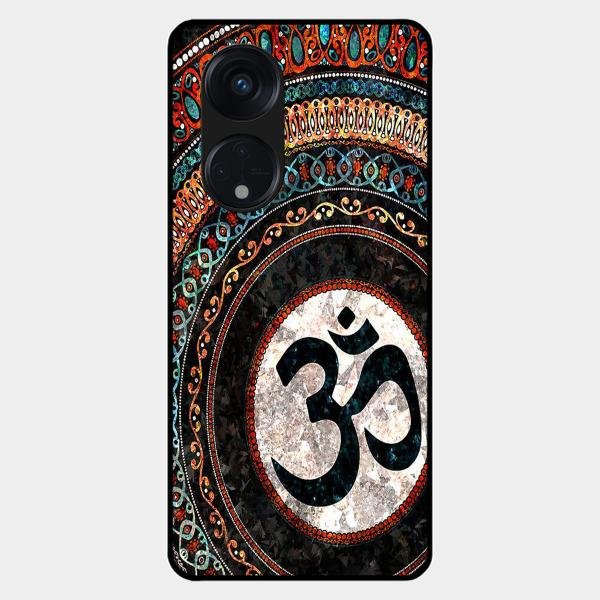 Divine Om Mandala Phone Cover For Oppo Reno 8T 5G