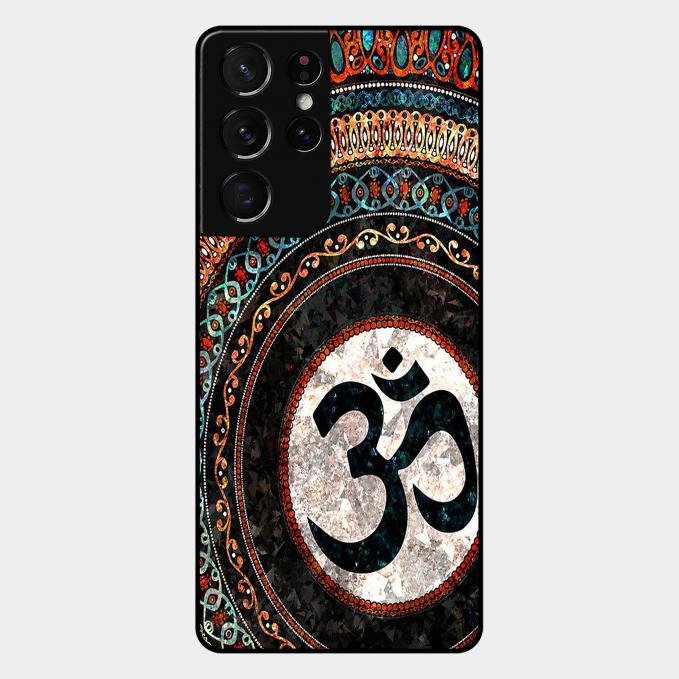 Divine Om Mandala Phone Cover For Samsung Galaxy S21 Ultra