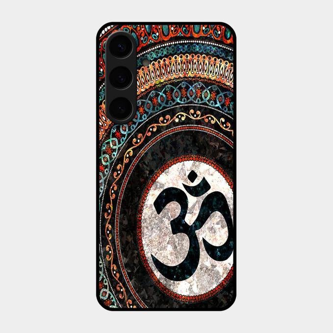Divine Om Mandala Phone Cover For Samsung Galaxy S24 Plus 5G
