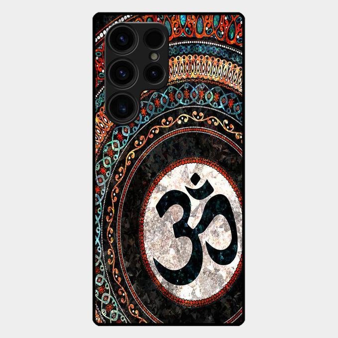 Divine Om Mandala Phone Cover For Samsung Galaxy S24 Ultra 5G