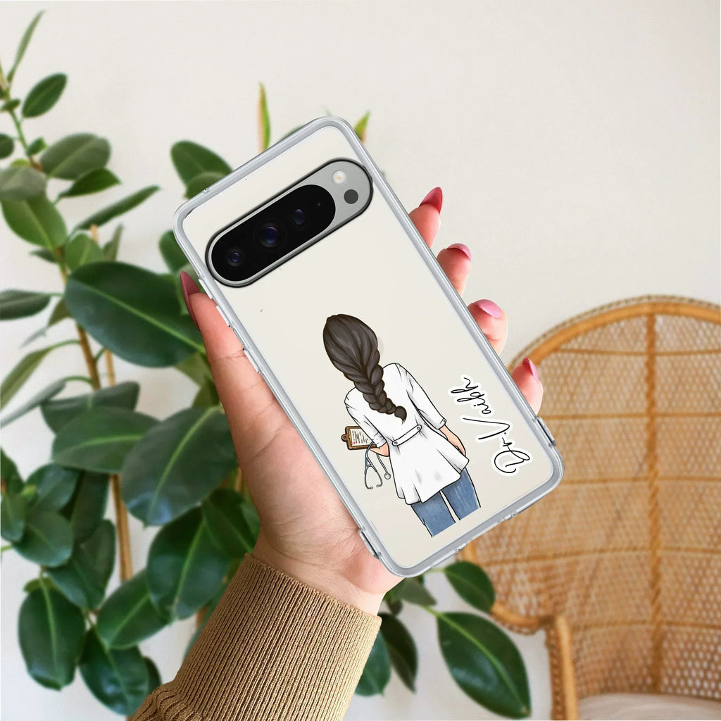 Doctor Customized Transparent Silicon Case For Google Pixel 10 Pro XL