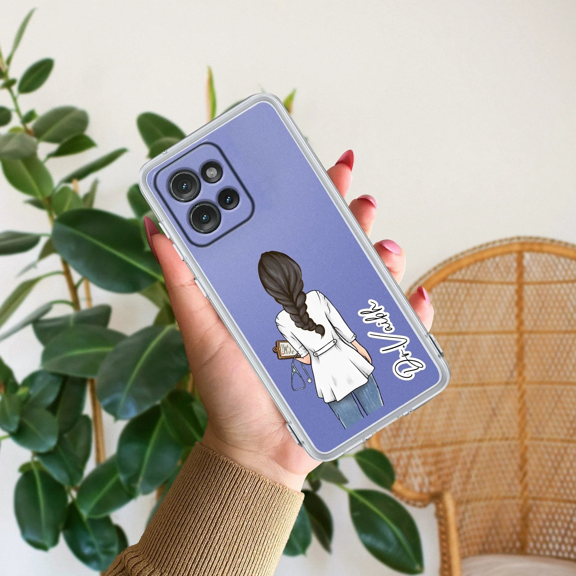 Doctor Customized Transparent Silicon Case For Motorola - ShopOnCliQ