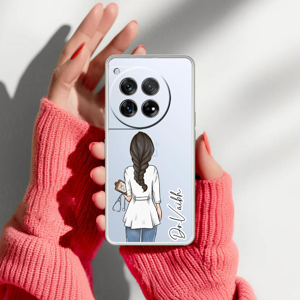Doctor Customize Transparent Silicon Case For OnePlus