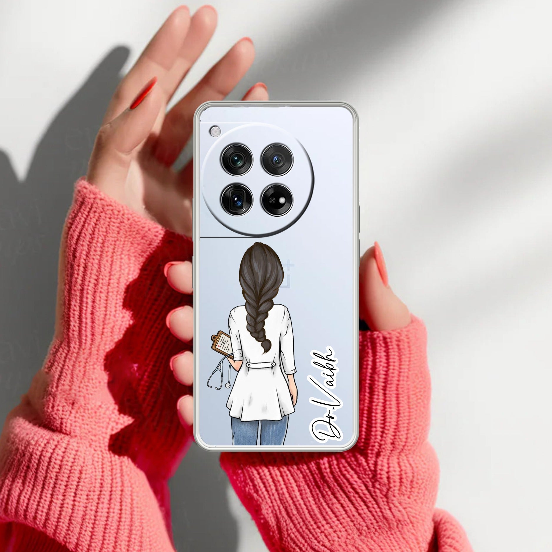 Doctor Customize Transparent Silicon Case For OnePlus