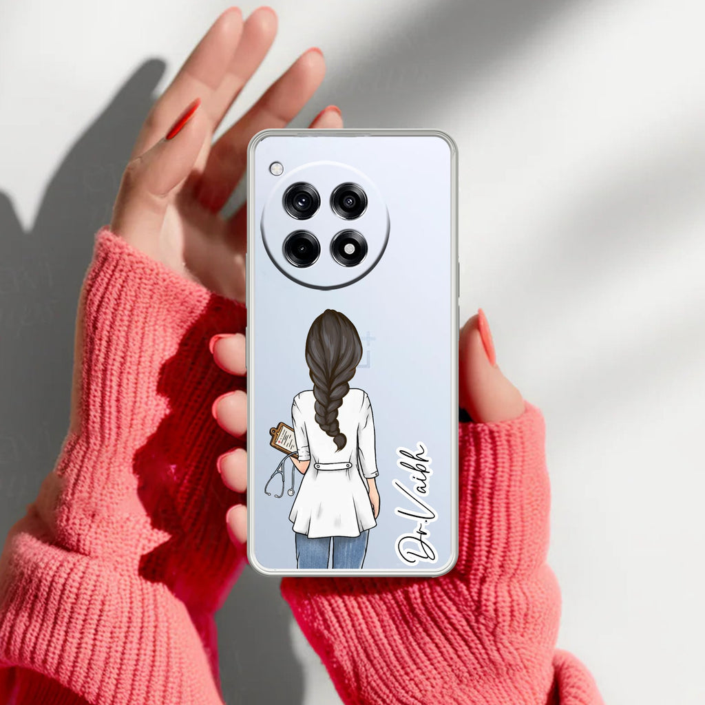 Doctor Customize Transparent Silicon Case For OnePlus