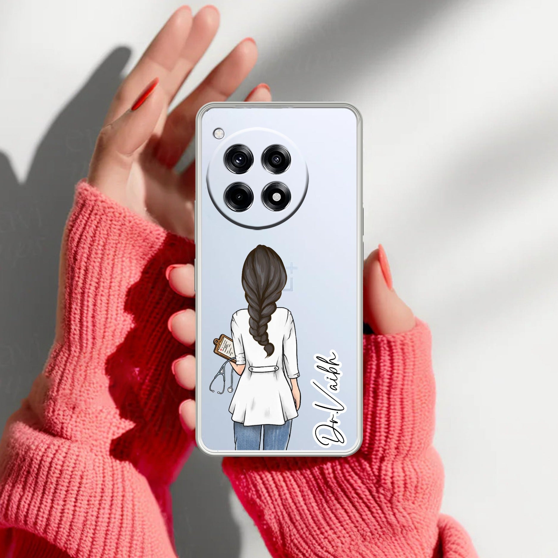 Doctor Customize Transparent Silicon Case For OnePlus