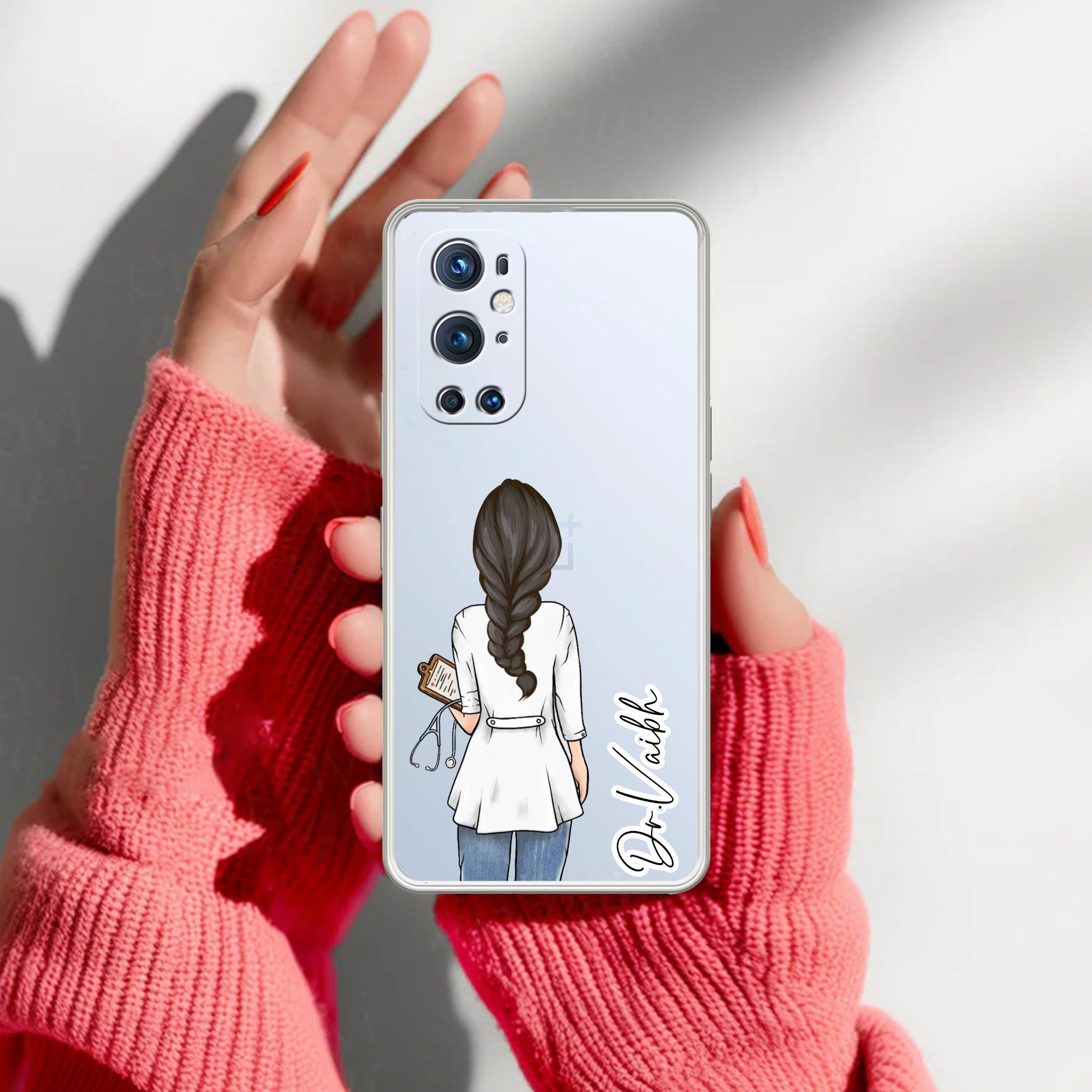 Doctor Customize Transparent Silicon Case For OnePlus