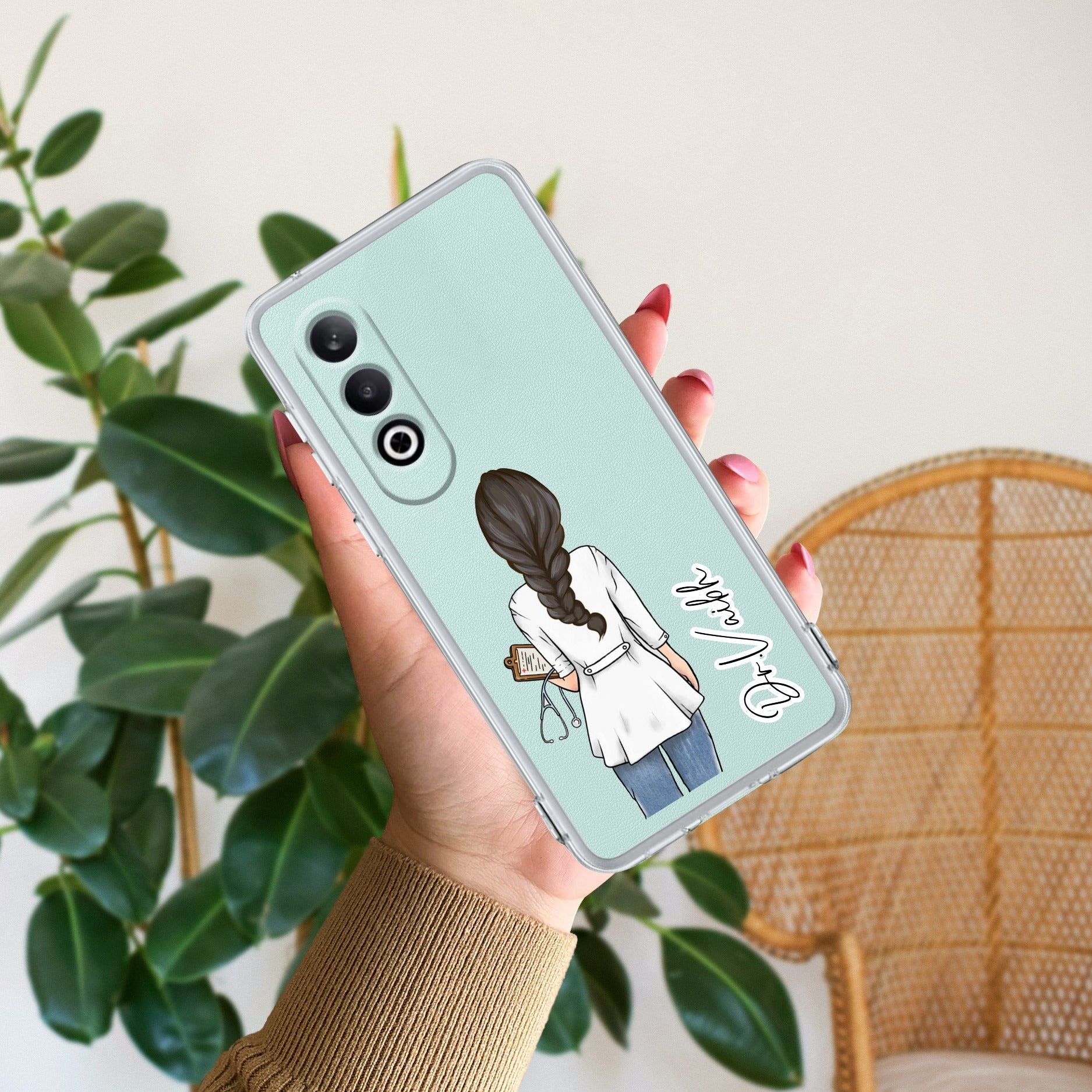 Doctor Customize Transparent Silicon Case For OnePlus