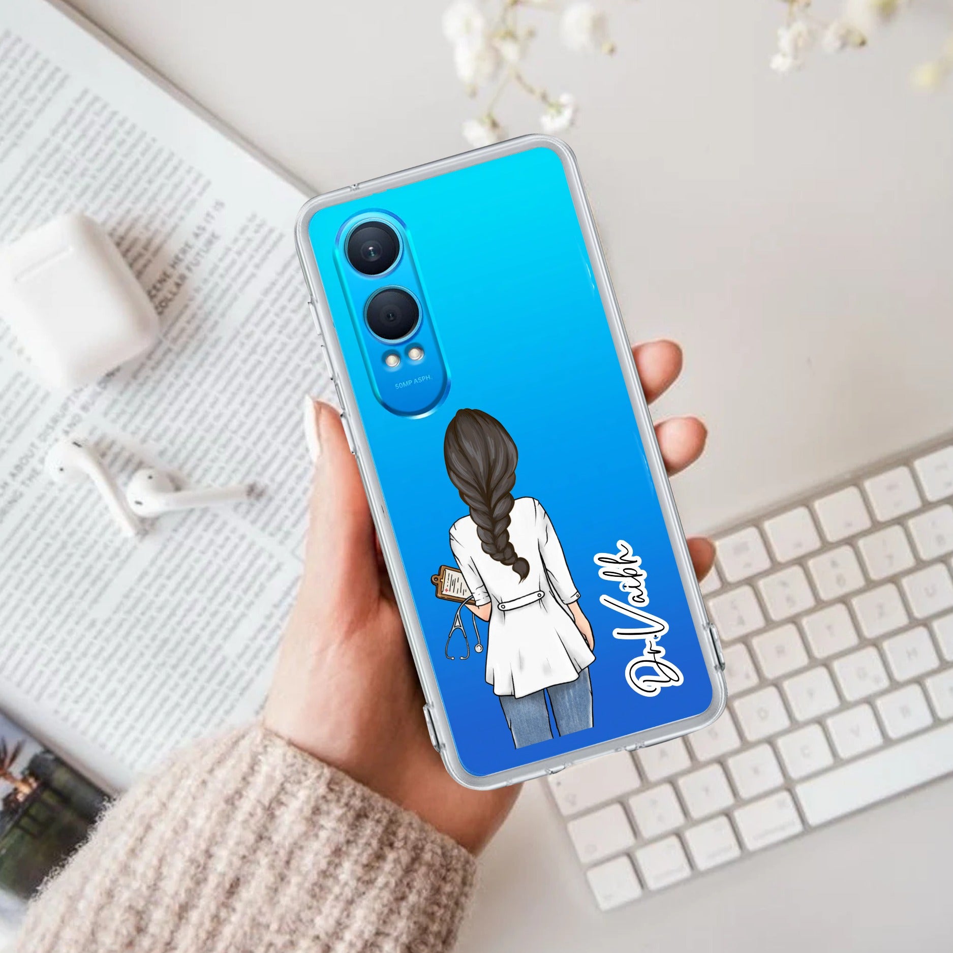 Doctor Customize Transparent Silicon Case For OnePlus