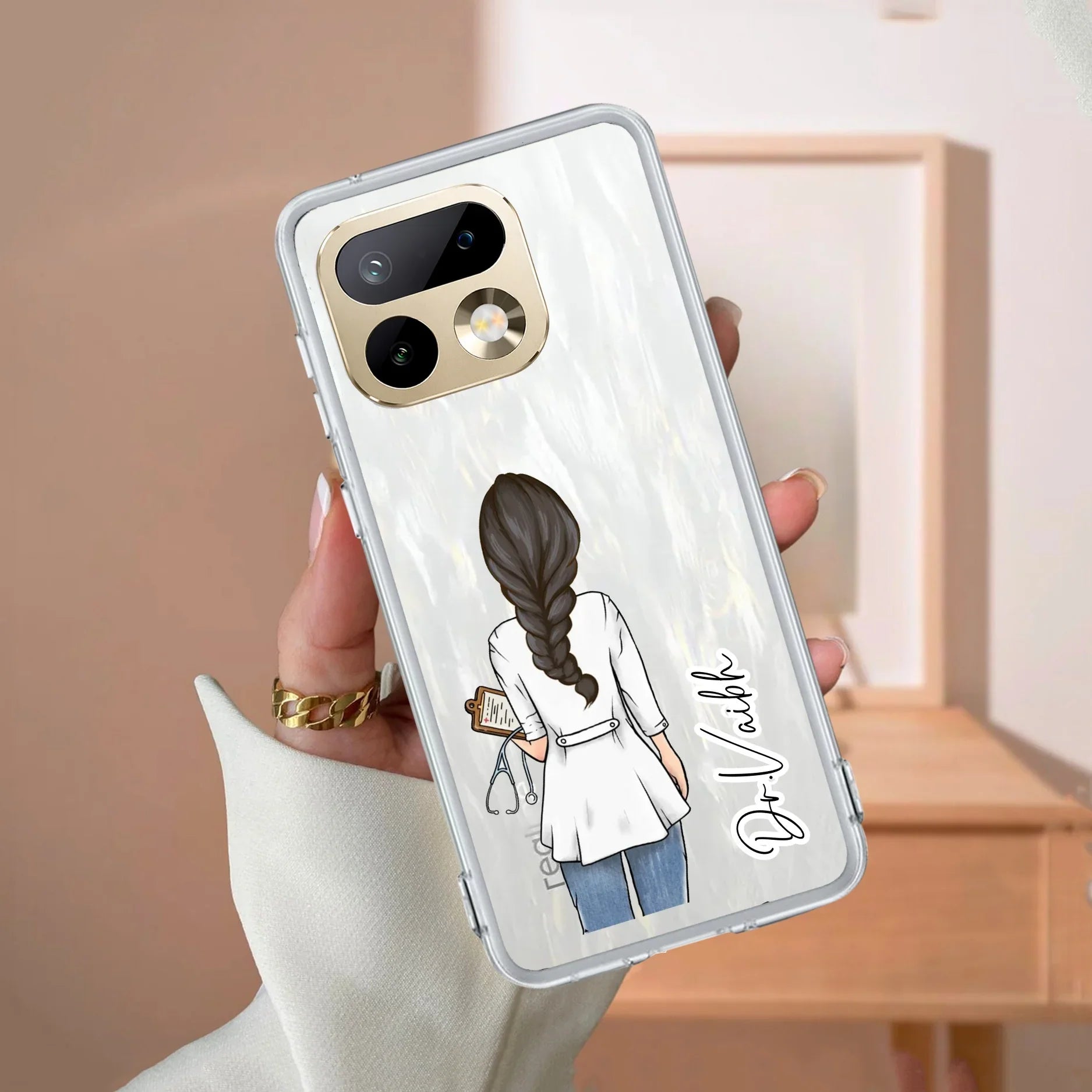 Doctor Customize Transparent Silicon Case For Realme GT 7 5G