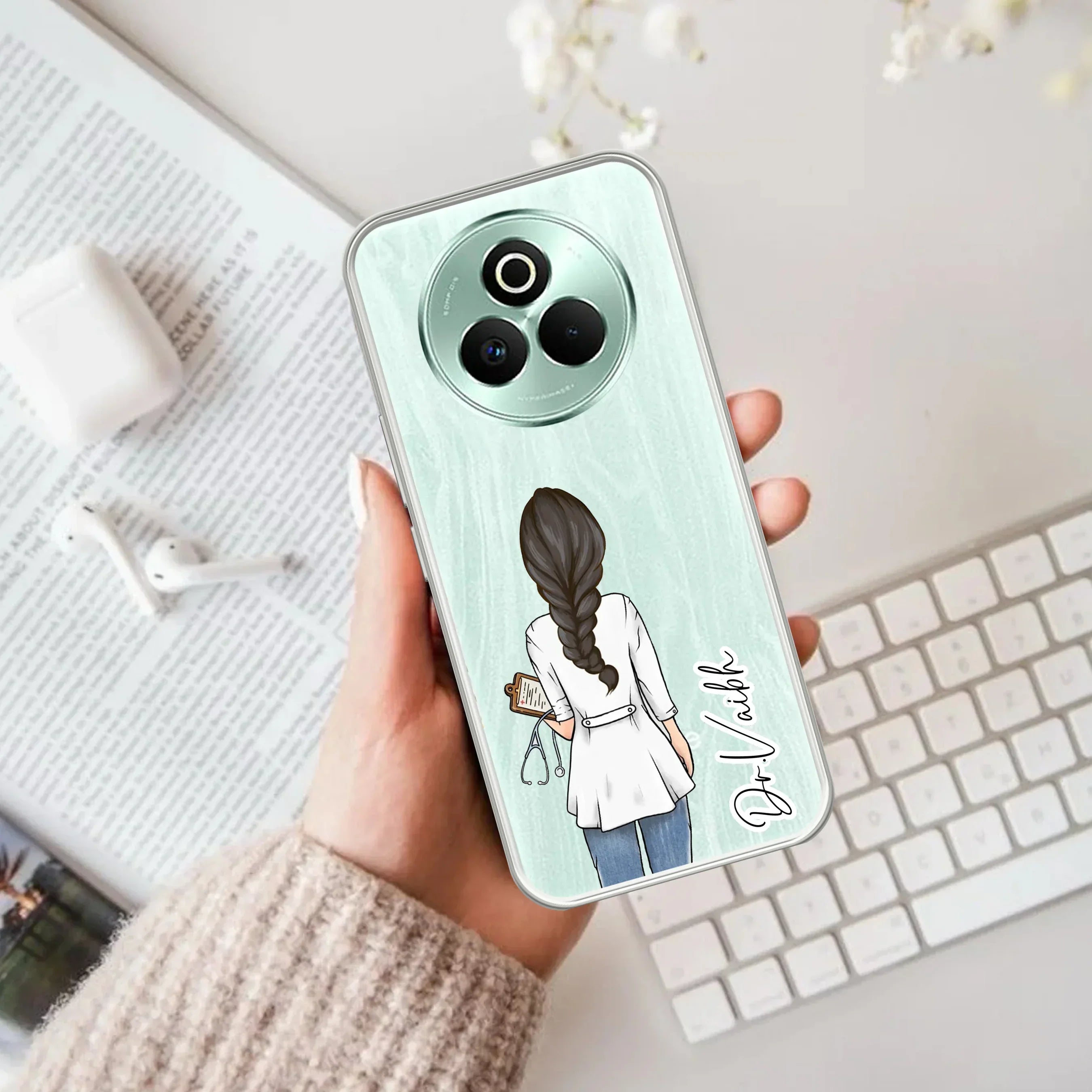 Doctor Customize Anti Yelllow Case For Realme P3 Pro 5G