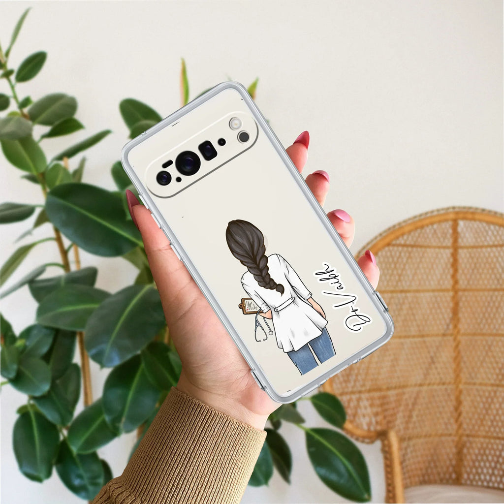 Doctor Customized Transparent Silicon Case For Google Pixel 10 Pro XL