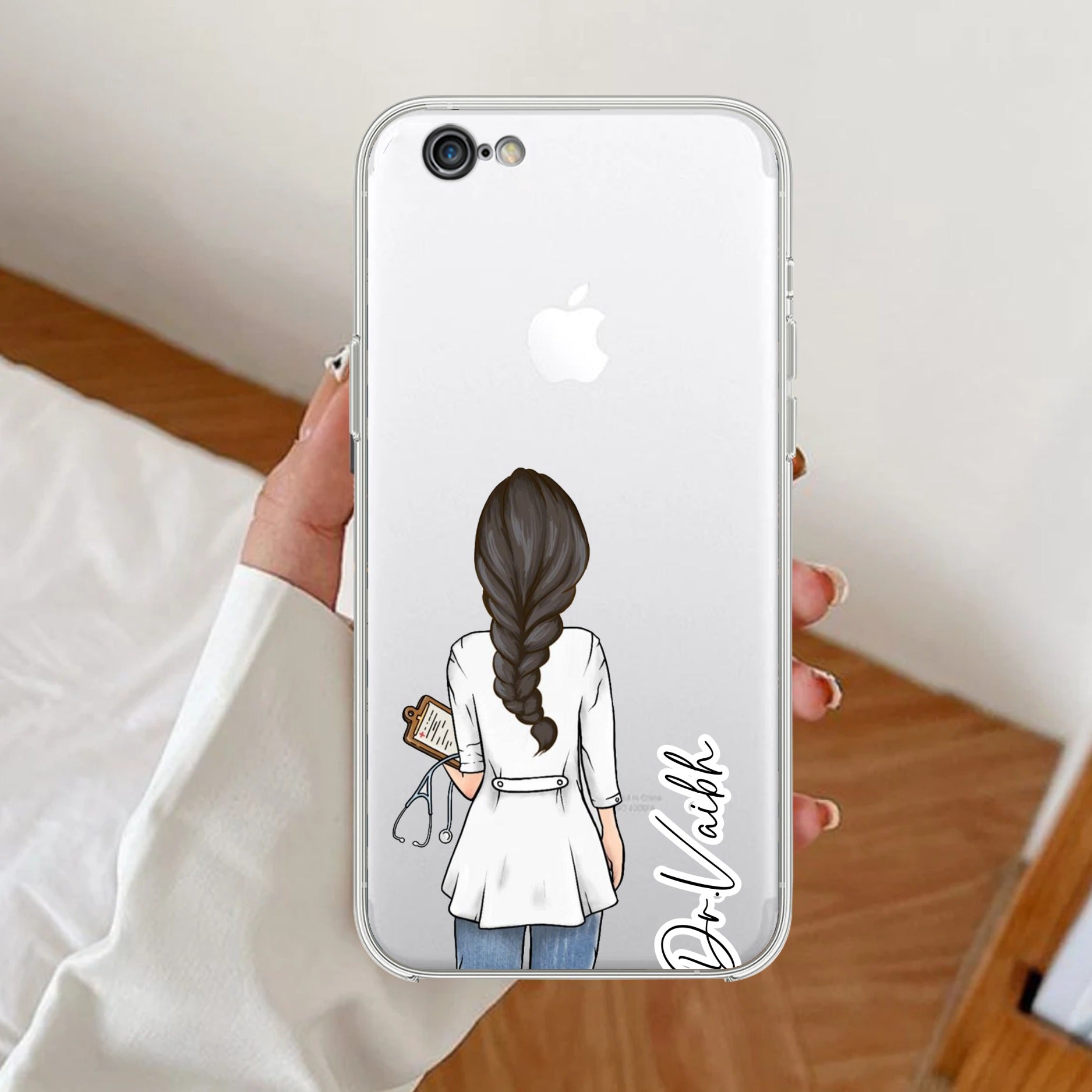 Doctor Customized Transparent Silicon Case For iPhone 7 / iPhone 8 / iPhone Se 2020