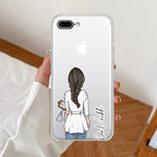 Doctor Customized Anti Yellow Clear Case For iPhone 7 Plus / iPhone 8 Plus
