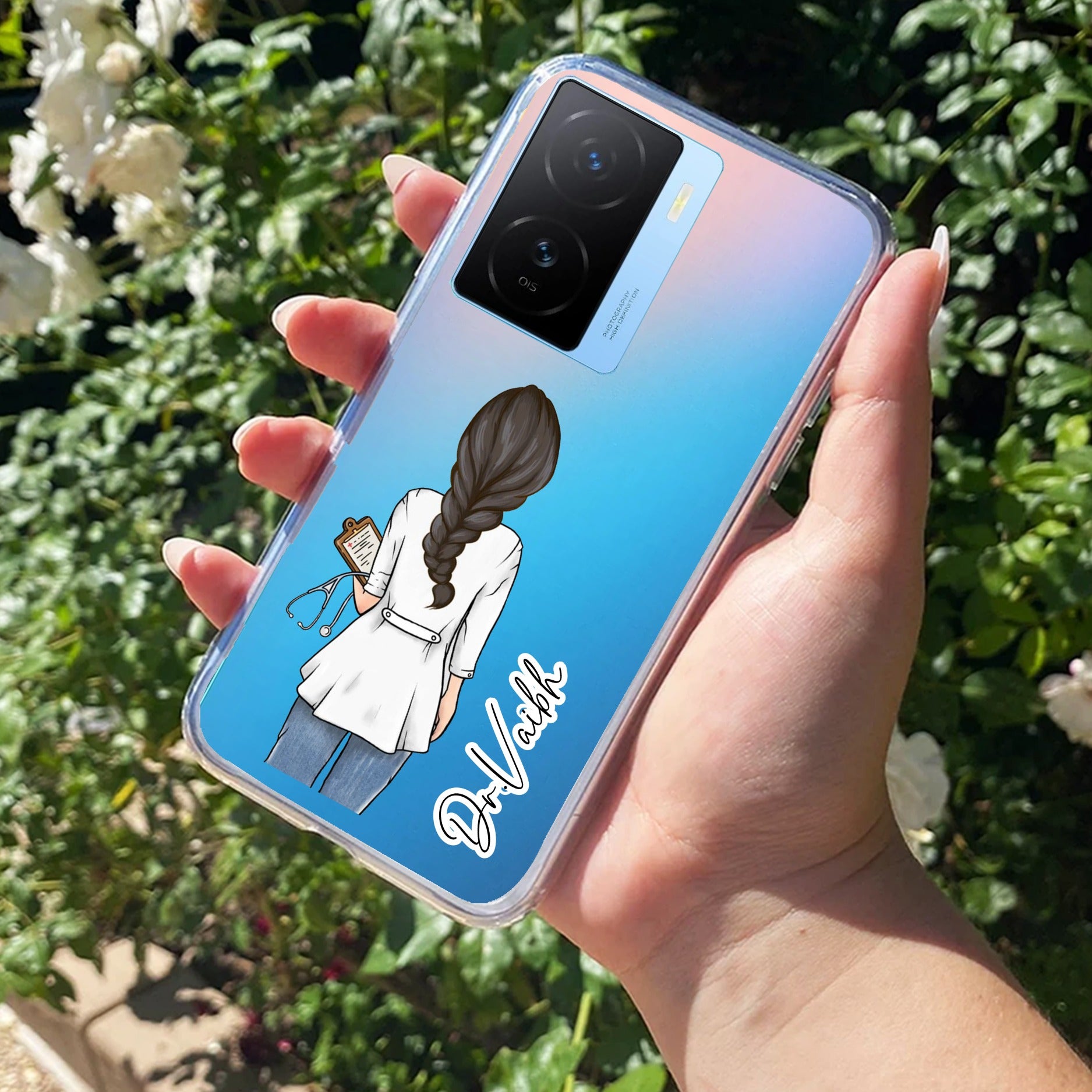 Doctor Customized Transparent Silicon Case For iQOO Z7s 5G