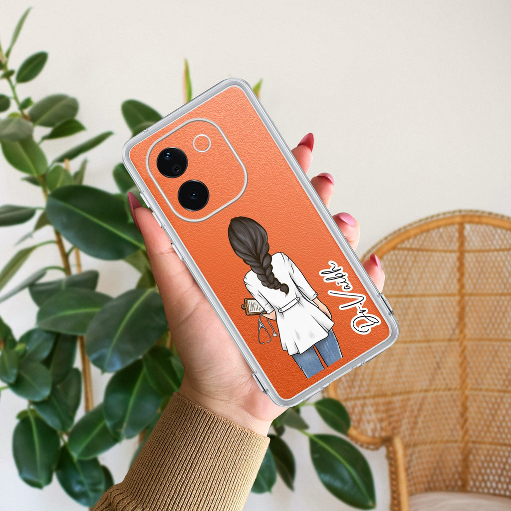 Doctor Customized Transparent Silicon Case For Vivo T3 Pro 5G