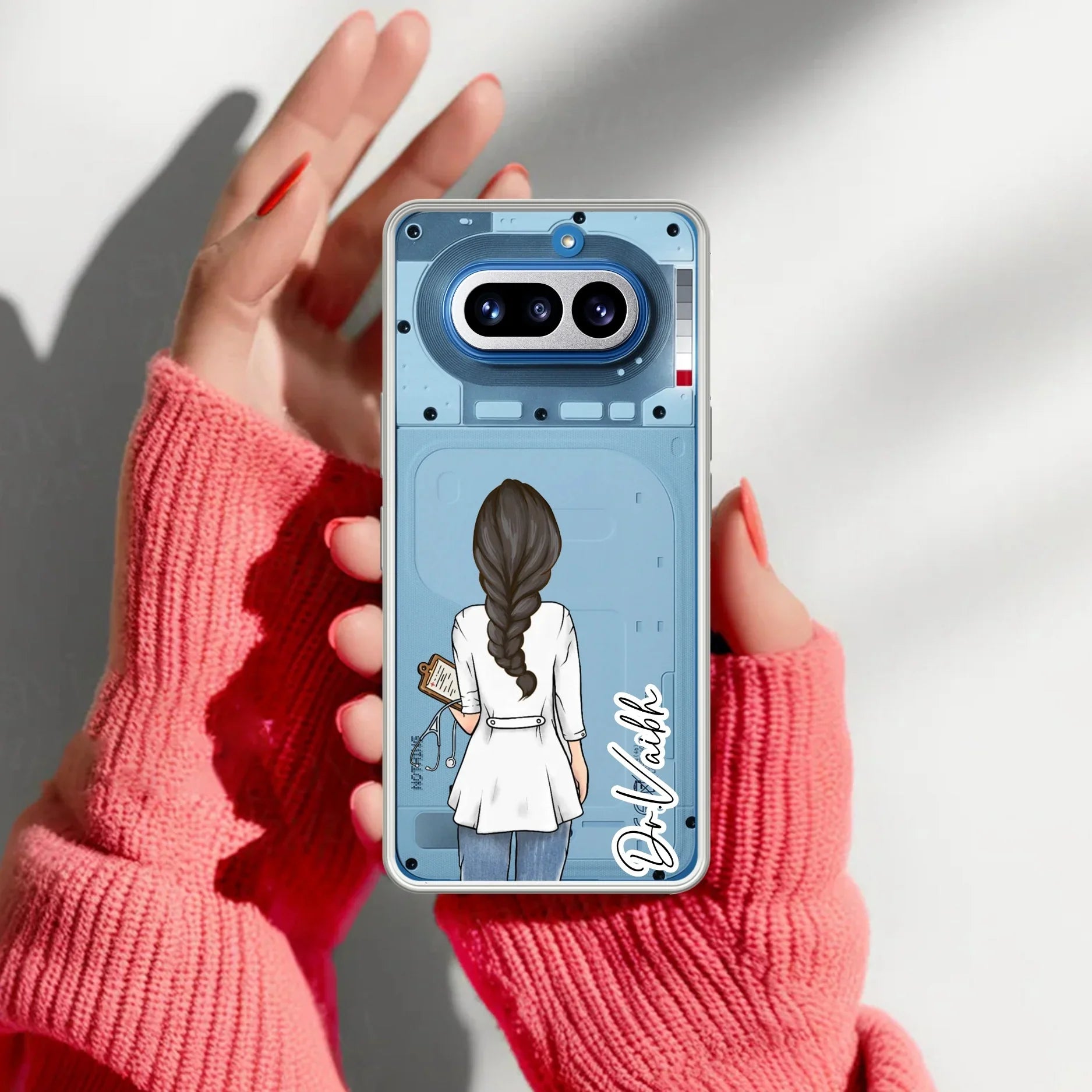 Doctor Customized Transparent Silicon Case For Nothing