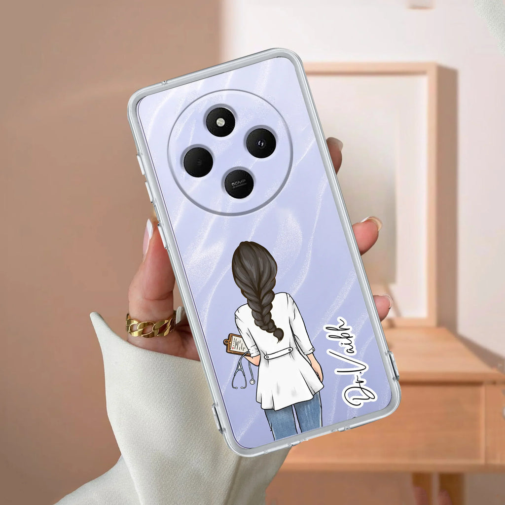 Doctor Customized Transparent Silicon Case For Redmi 14C 5G