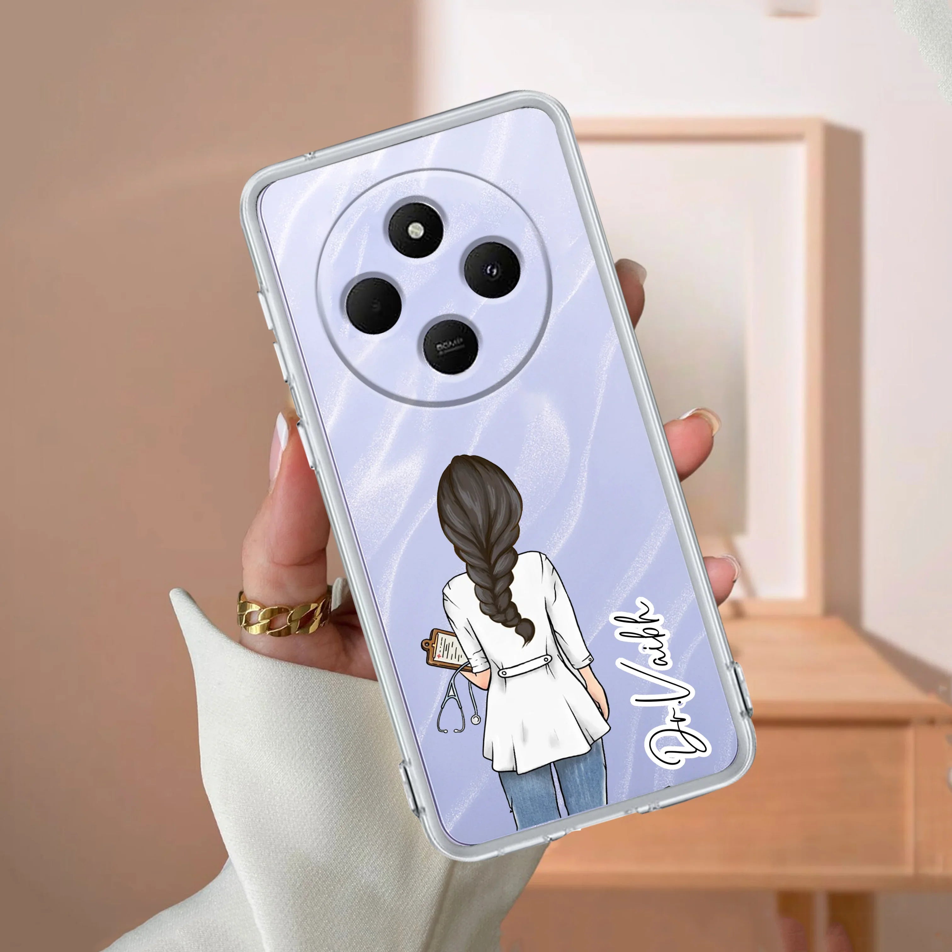 Girl With Hat Customize Transparent Silicon Case For Poco - ShopOnCliQ