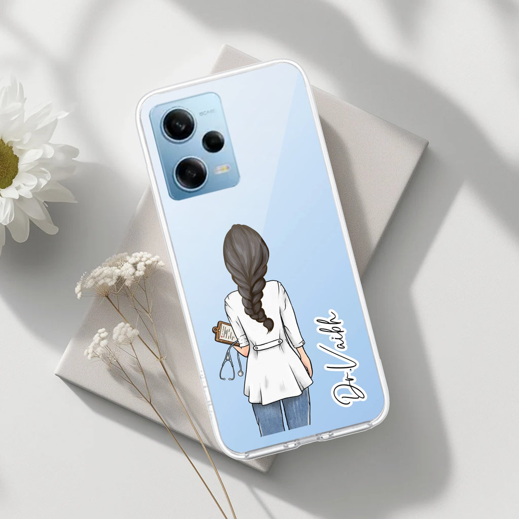 Doctor Customized Transparent Silicon Case For Redmi Note 12 5G
