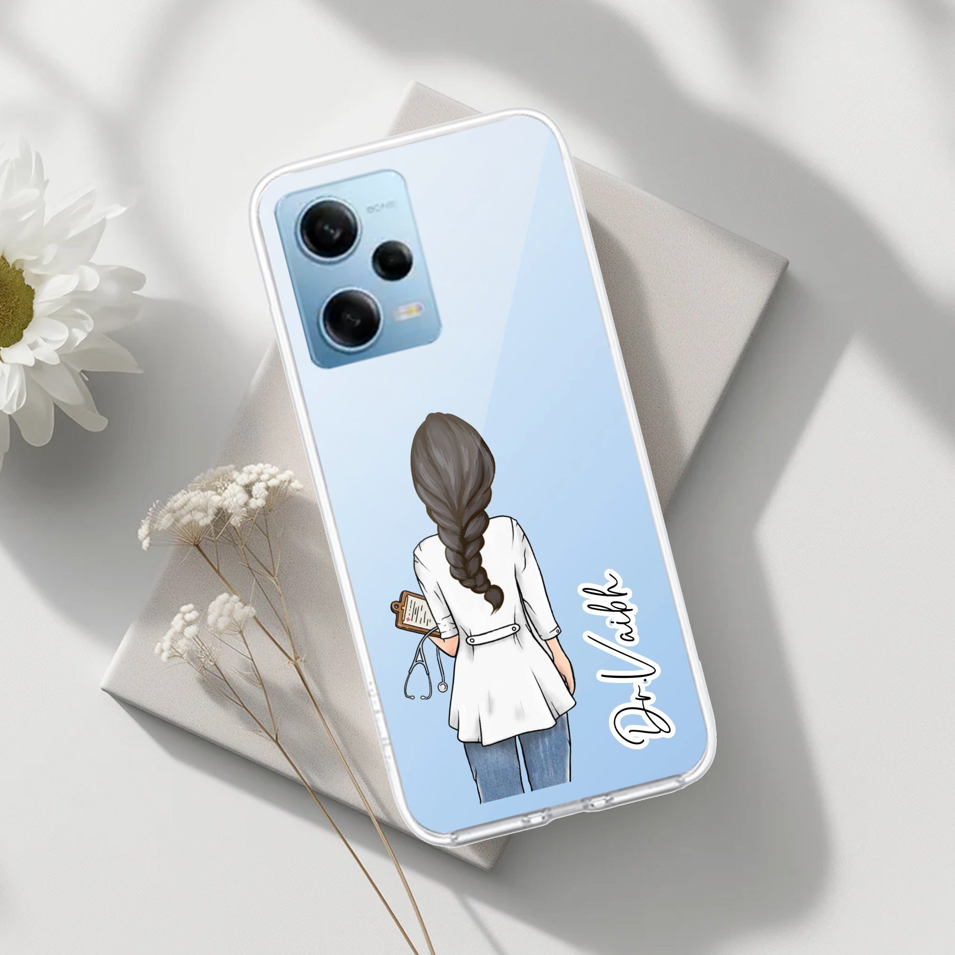 Doctor Customized Transparent Silicon Case For Redmi Note 12 5G