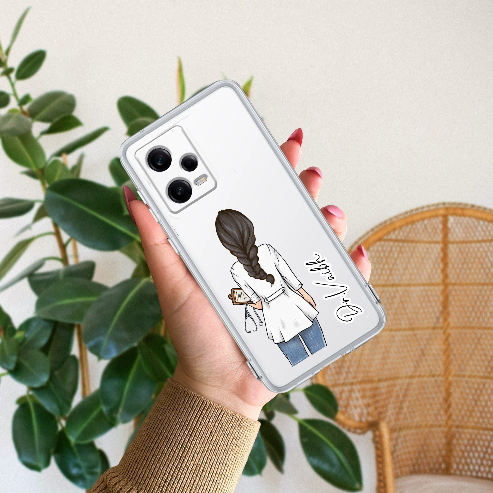 Doctor Customized Transparent Silicon Case For Redmi/Xiaomi