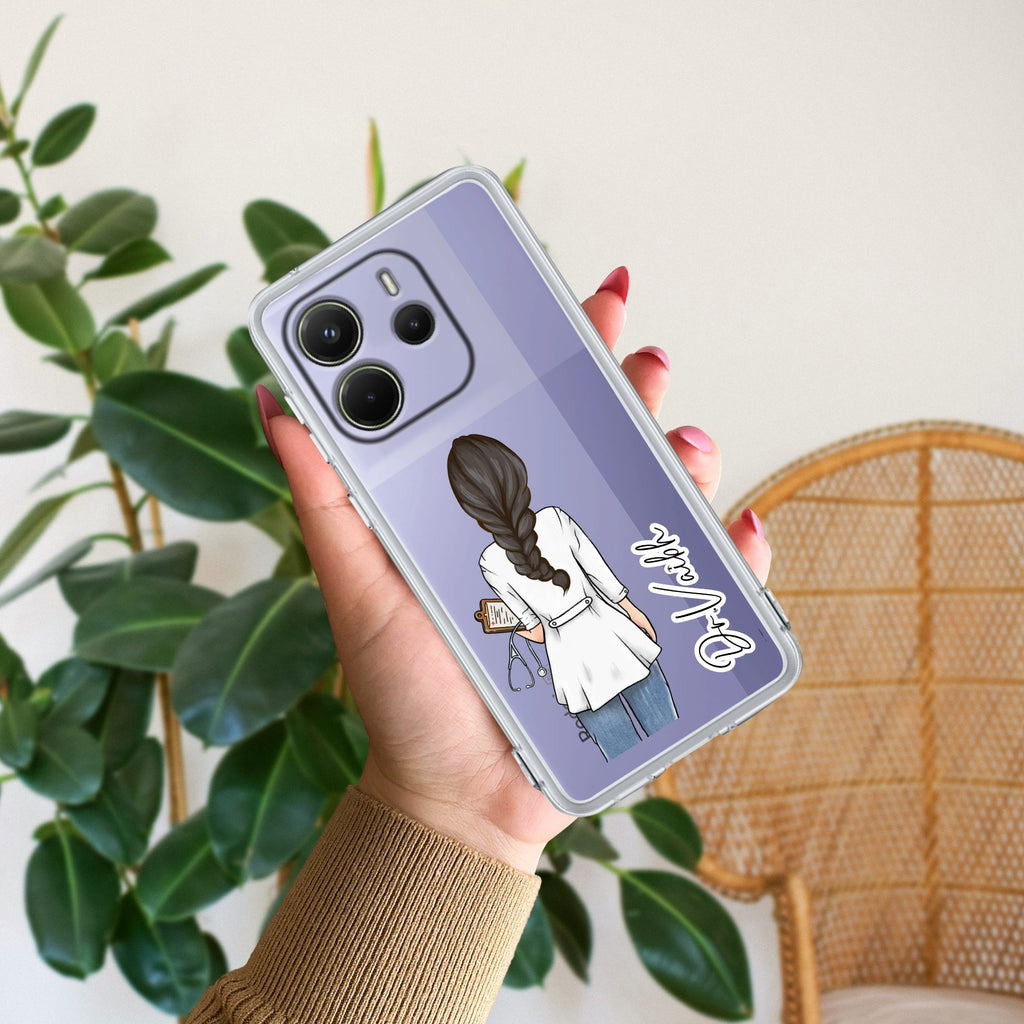 Doctor Customized Transparent Silicon Case For REDMI Note 14 SE 5G