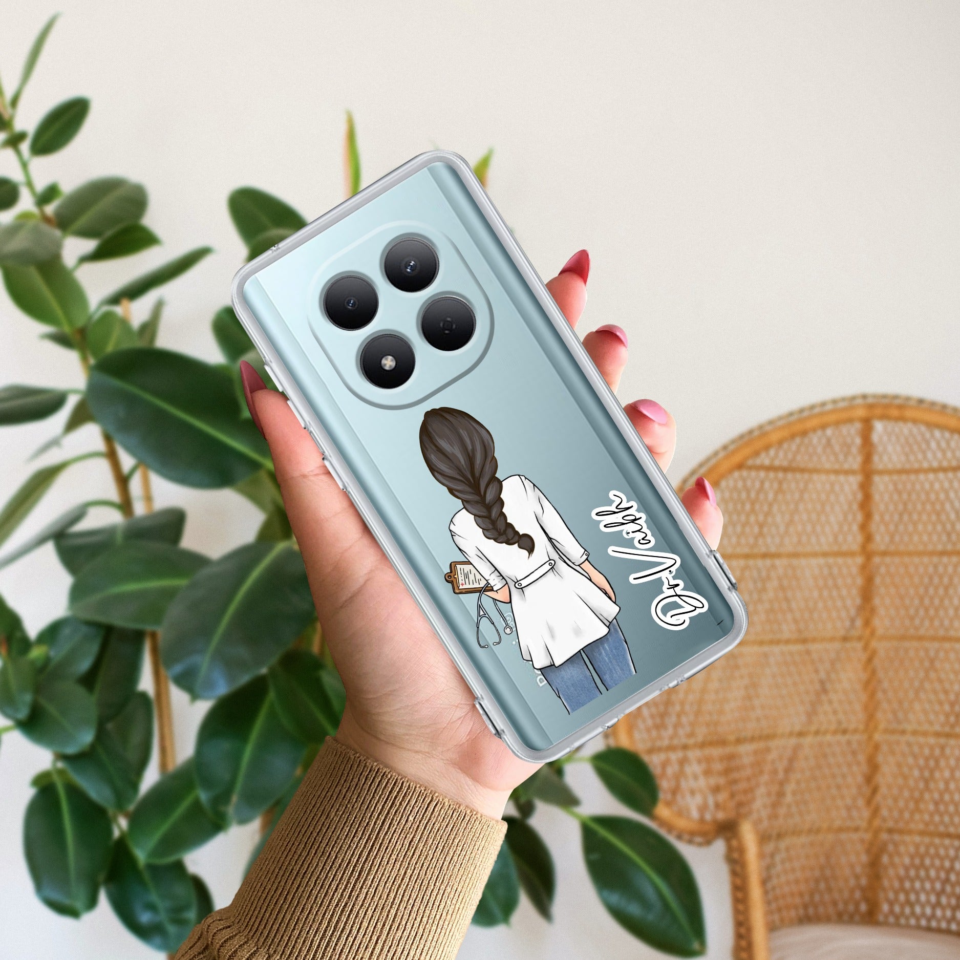Doctor Customized Transparent Silicon Case For Redmi Note 15 Pro Plus 5G