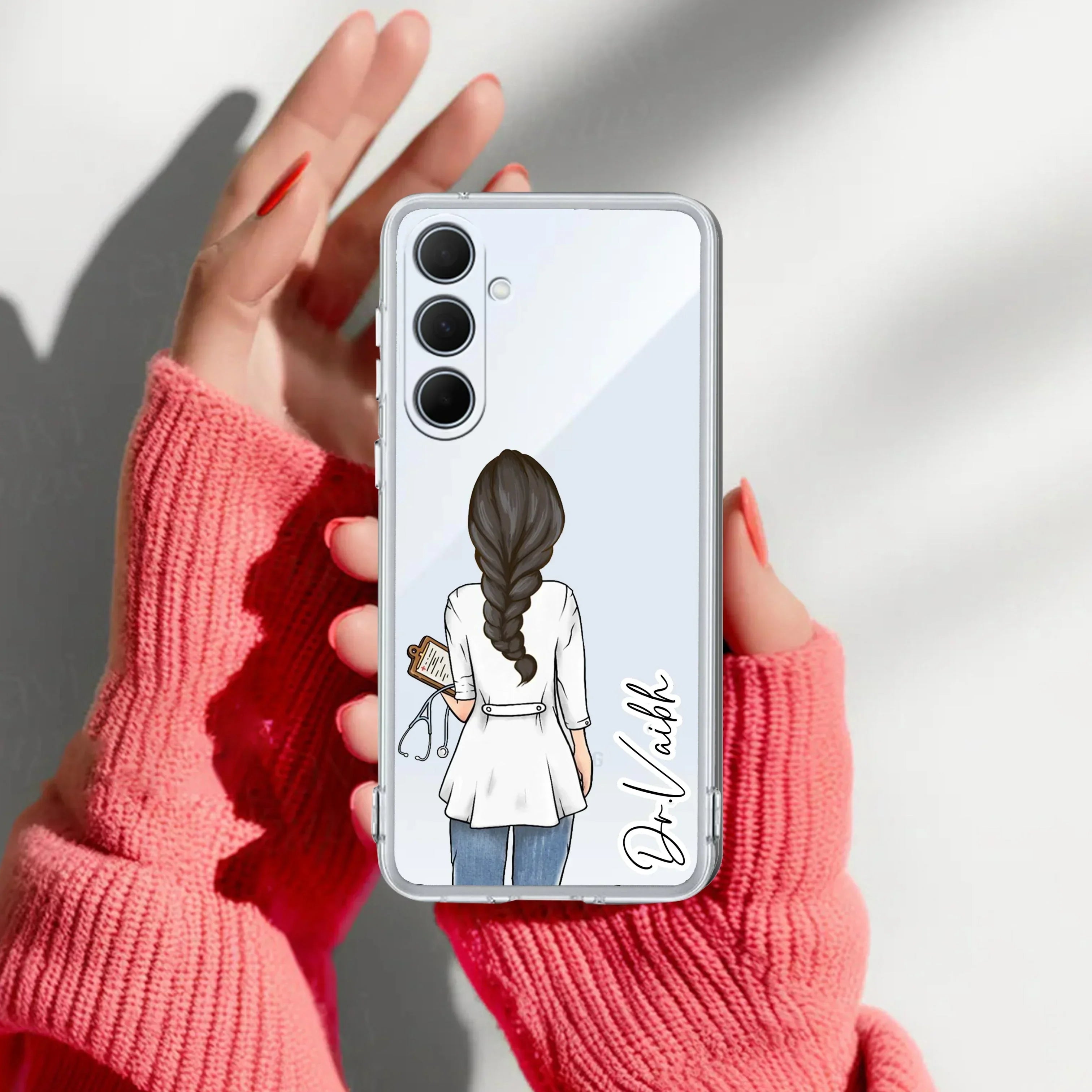 Doctor Customized Transparent Silicon Case For Samsung - ShopOnCliQ