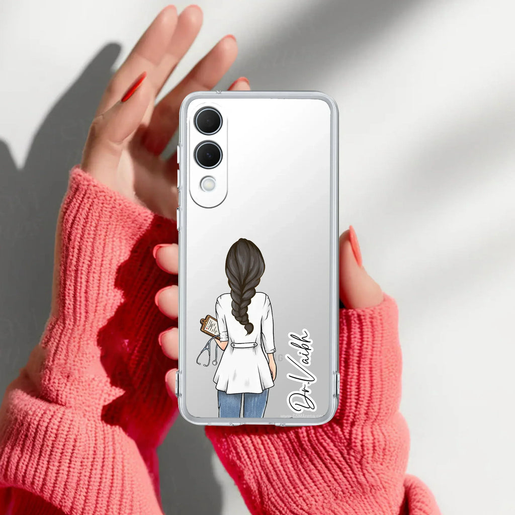 Doctor Customized Transparent Silicon Case For Samsung Galaxy S23 FE 5G