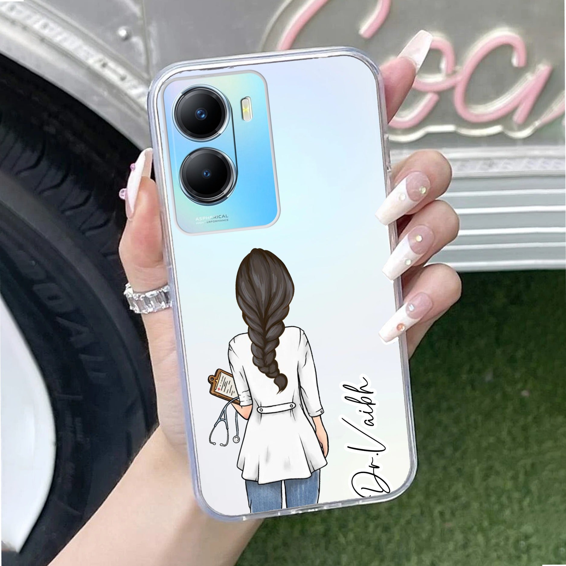 Doctor Customized Transparent Silicon Case For Vivo T2x 5G