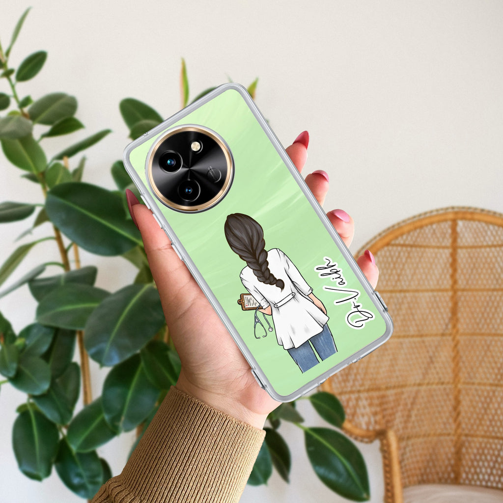 Doctor Customized Transparent Silicon Case For Vivo T3X 5G